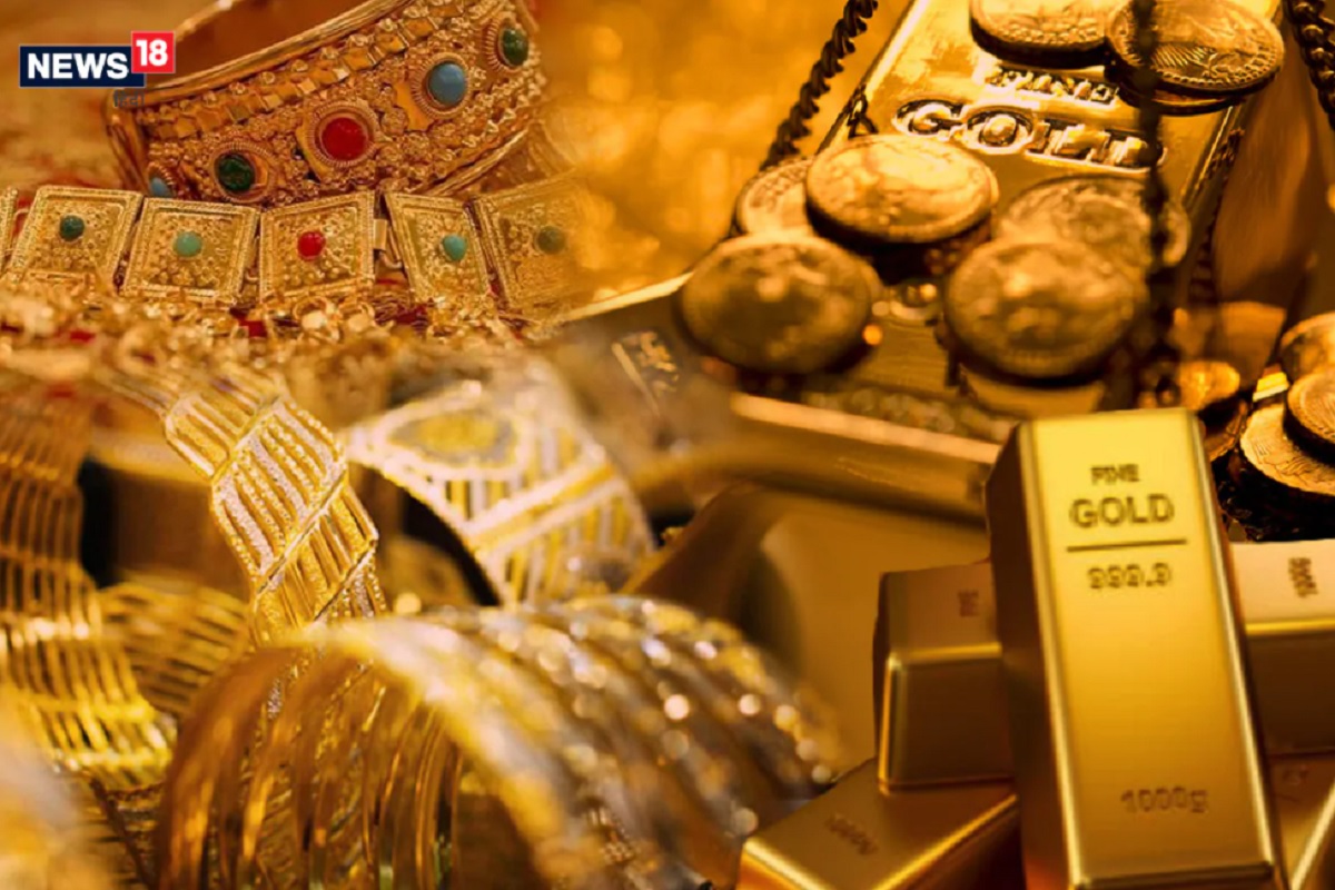 Gold Price Today: सोन्यामध्ये मोठी घसरण होऊन देखील दर 50 हजारांपेक्षा जास्त, चांदीही उतरली