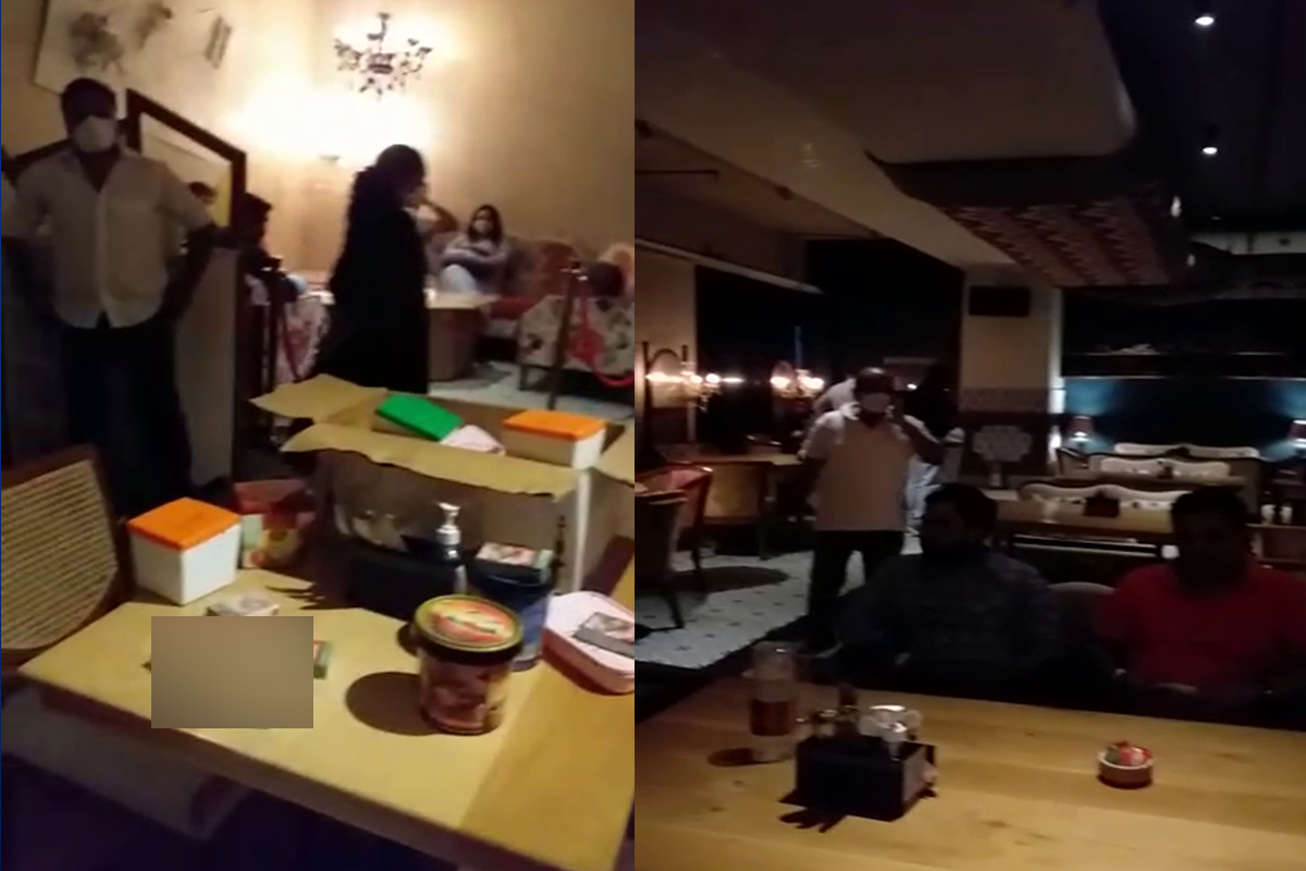 संचारबंदीची ऐशीतैशी, मुंबईत उशिरापर्यंत सुरू असलेल्या हुक्का पार्लरवर पोलिसांचा छापा