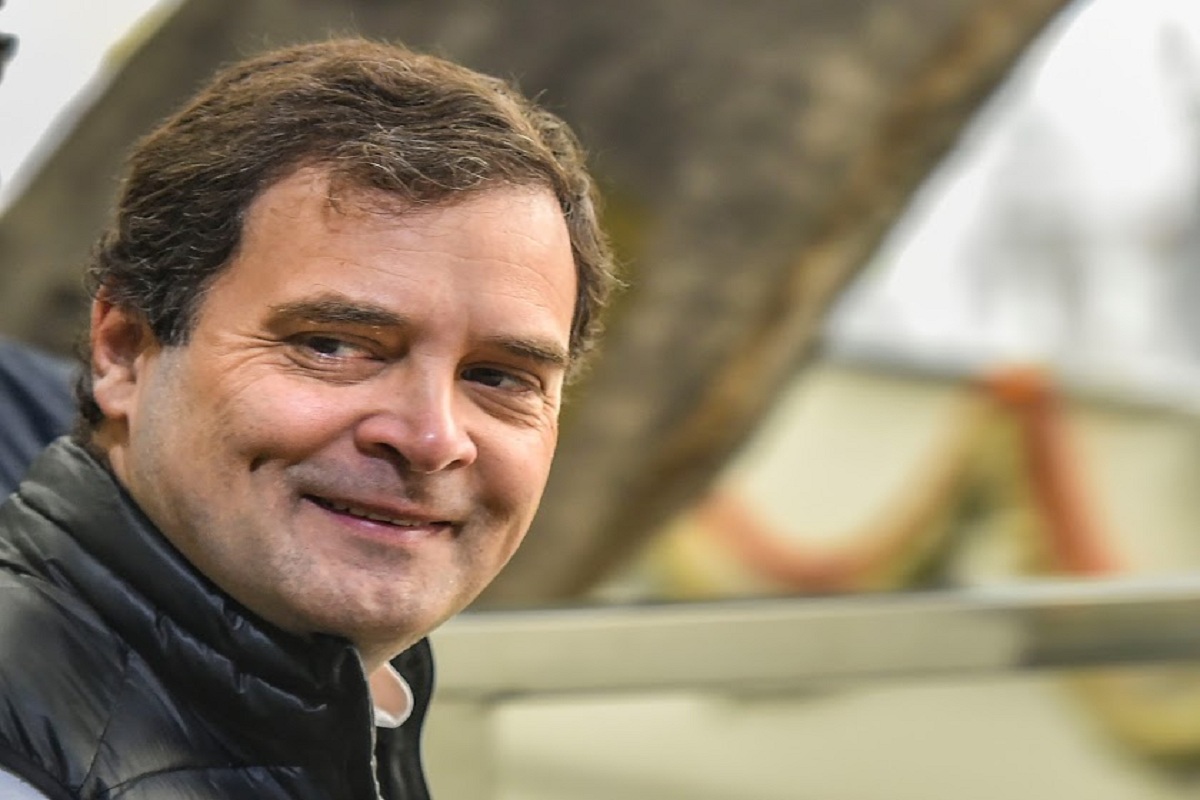 New Delhi: Congress leader Rahul Gandhi during party's 135th foundation day at AICC HQ in New Delhi, Saturday, Dec. 28, 2019. (PTI Photo/Kamal Kishore)(PTI12_28_2019_000020B)