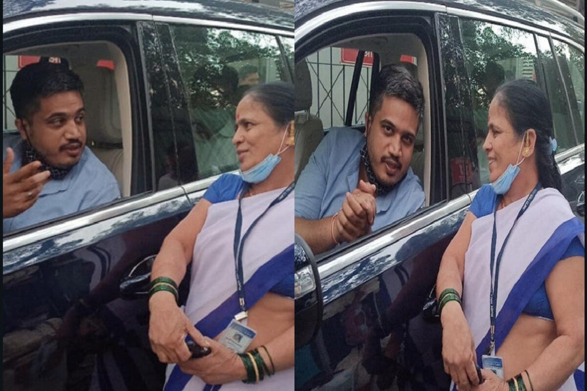 रोहित पवारांनी लगेच आपली गाडी थांबवून त्या मावशींची विचारपूस केली. कसं चाललंय, घरी सगळे कसे आहेत असं विचारत त्यांनी आस्थेने बातचित केली. रोहित पवारांनी लगेच आपली गाडी थांबवून त्या मावशींची विचारपूस केली. कसं चाललंय, घरी सगळे कसे आहेत असं विचारत त्यांनी आस्थेने बातचित केली.