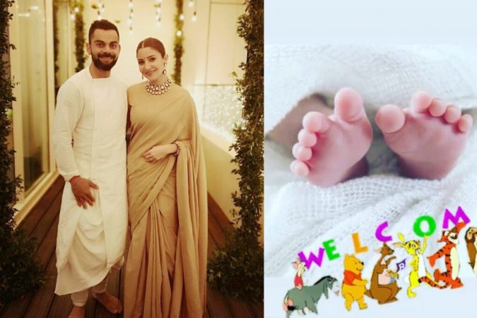भारतातील सर्वात जास्त चर्चेत असणारे जोडपे विराट कोहली (Virat Kohli) आणि अभिनेत्री अनुष्का शर्मा (Anushka Sharma) सोमवारी आईवडील झाले आहेत. मुलीच्या जन्मानंतर विराट कोहली आणि अनुष्का शर्मा यांना सोशल मीडियावर शुभेच्छा देण्यात येत आहेत .(फोटो साभारः Instagram) भारतातील सर्वात जास्त चर्चेत असणारे जोडपे विराट कोहली (Virat Kohli) आणि अभिनेत्री अनुष्का शर्मा (Anushka Sharma) सोमवारी आईवडील झाले आहेत. मुलीच्या जन्मानंतर विराट कोहली आणि अनुष्का शर्मा यांना सोशल मीडियावर शुभेच्छा देण्यात येत आहेत .(फोटो साभारः Instagram)