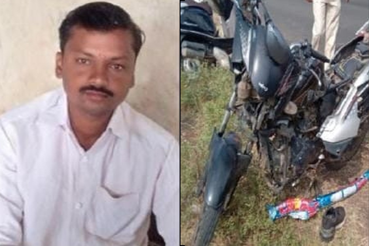 अपघाताचा एक क्षण आणि अख्खं कुटुंब उद्धवस्त; पती जागीच ठार, मुलगी आणि पत्नी गंभीर