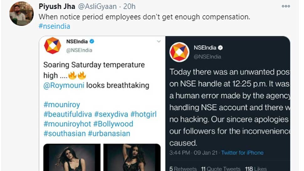 पीयूष झा नावाच्या एका युजरने लिहिलं की, जेव्हा नोटीस पीरियडमध्ये काम करणारऱ्या कर्मचाऱ्यांना अपेक्षित पगार मिळत नाही तेव्हा असंच काहीसं होतं. पीयूष झा नावाच्या एका युजरने लिहिलं की, जेव्हा नोटीस पीरियडमध्ये काम करणारऱ्या कर्मचाऱ्यांना अपेक्षित पगार मिळत नाही तेव्हा असंच काहीसं होतं.