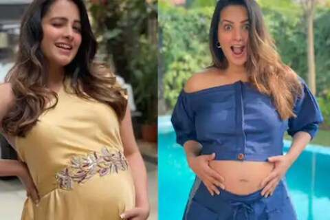 अनिता हसनंदानीने (Anita Hassanandani) बेबी बंपसह (Baby Bump) केलेला डान्स व्हिडिओ इन्स्टाग्रामवर (Instagram video) शेअर केला आहे. ज्यामध्ये ती शकीराच्या गाण्यावर (Shakira Song) डान्स करताना दिसत आहे. 