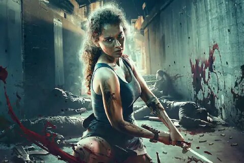 बॉलिवूडची 'क्वीन' कंगना रणौत (Kangana Ranaut) गुप्तहेर बनून देमार हाणामारी करायला येणार आहे. तिच्या आगामी स्पाय थ्रिलर धाकड (Dhaakad) सिनेमाचा लुक समोर आला आहे.  कंगनाने स्वतःच हे पोस्टर शेअर केलं आहे.