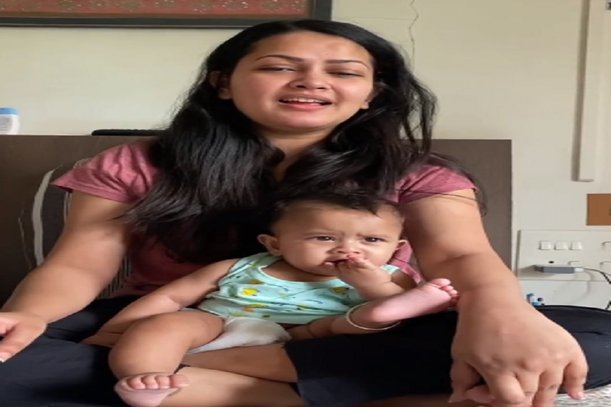 आईसोबत चिमुकल्यानेही धरला ताल; प्रियंका बर्वेने शेअर केला VIDEO