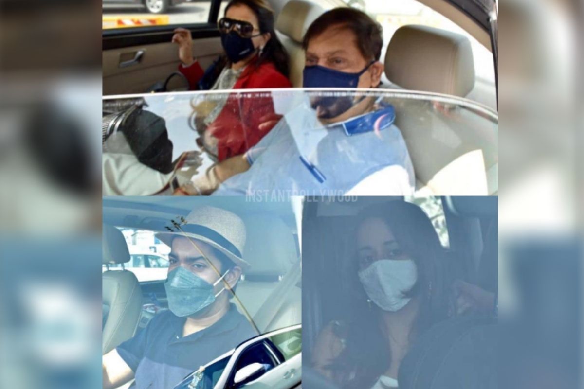 दोघांची कुटुंबं वरुण धवन आणि नताशा दलालच्या लग्नासाठी अलिबागमध्ये पोहोचली आहेत. यांना येथे पोहचताना स्पॉट देखील केलं गेलं आहे. वरुण आणि नताशाच्या लग्नात काही मोजकेच पाहुणे उपस्थित राहणार आहेत. (फोटो साभार- @Varunkishaadi) दोघांची कुटुंबं वरुण धवन आणि नताशा दलालच्या लग्नासाठी अलिबागमध्ये पोहोचली आहेत. यांना येथे पोहचताना स्पॉट देखील केलं गेलं आहे. वरुण आणि नताशाच्या लग्नात काही मोजकेच पाहुणे उपस्थित राहणार आहेत. (फोटो साभार- @Varunkishaadi)