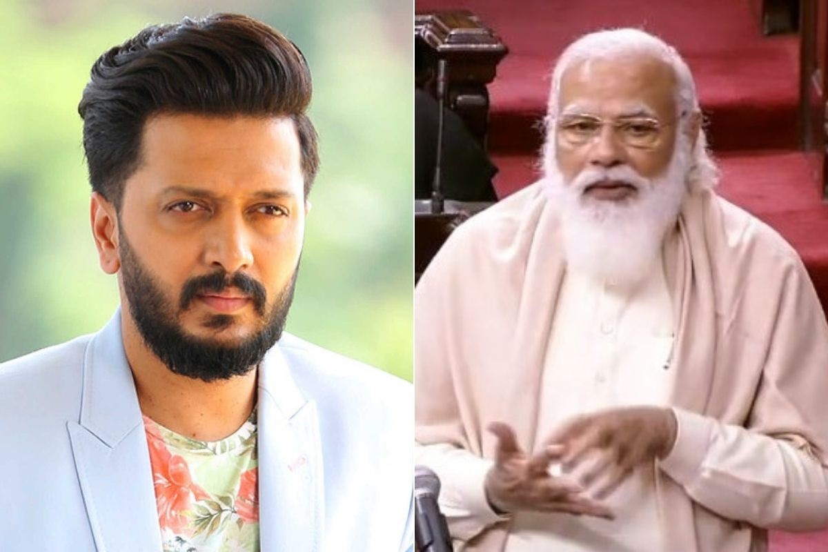 नरेंद्र मोदी यांचं भावुक भाषण व्हायरल, रितेश देशमुखनंही ट्वीट करत केलं कौतुक