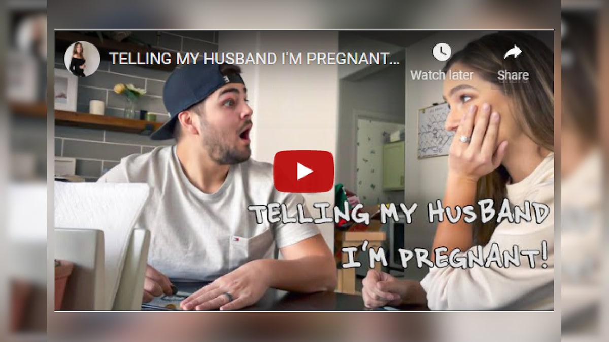 VIDEO पाहून चक्रावून जाल; पतीला लॉटरीच्या तिकिटातून कळलं तो बाबा होणार