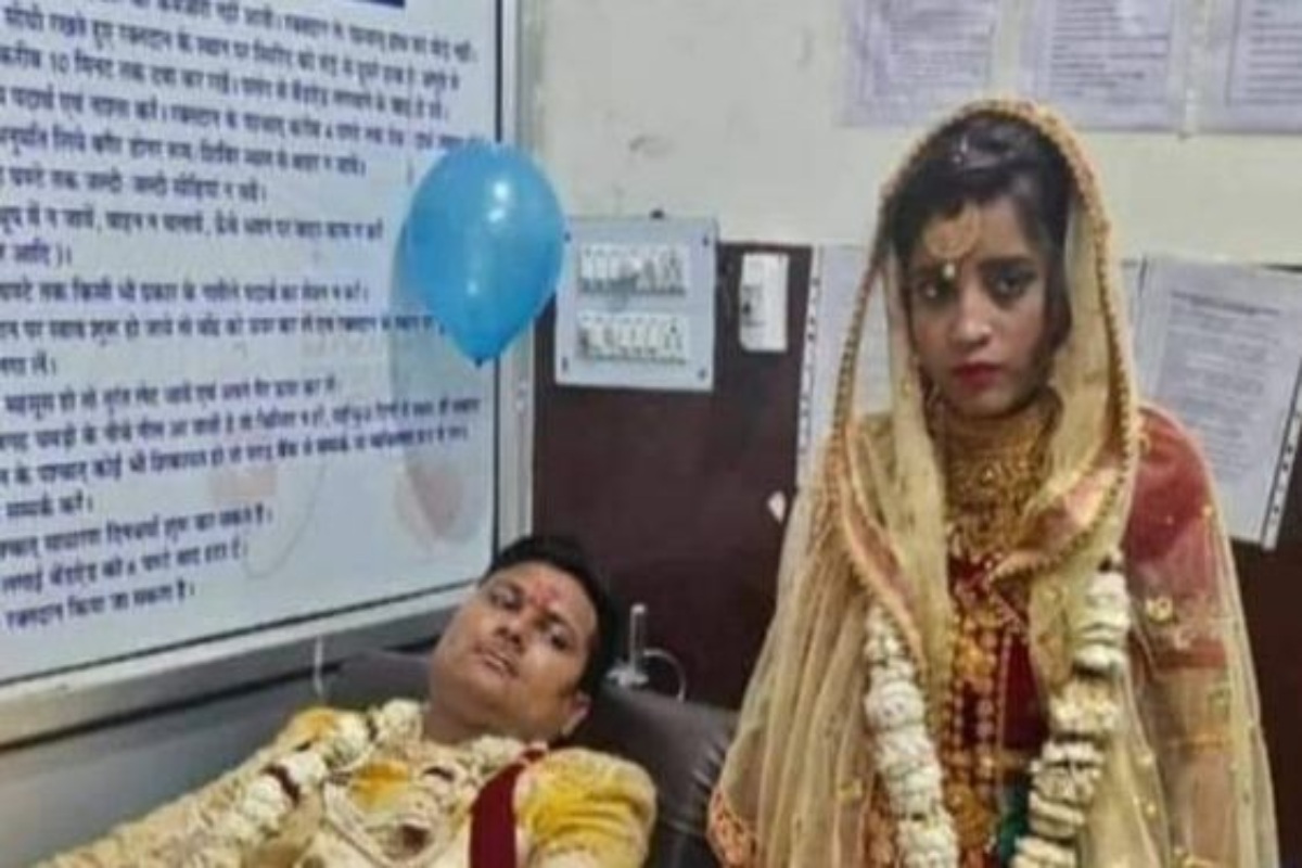 लग्नाच्या मंडपातून उठून जोडप्यानं वाचवला चिमुकलीचा जीव, पोलिसांनीही केलं कौतुक