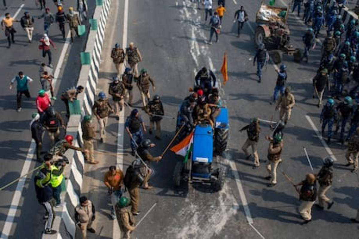 Farmers Protest : 26 जानेवारीच्या हिंसाचारप्रकरणी आणखी तिघांना अटक