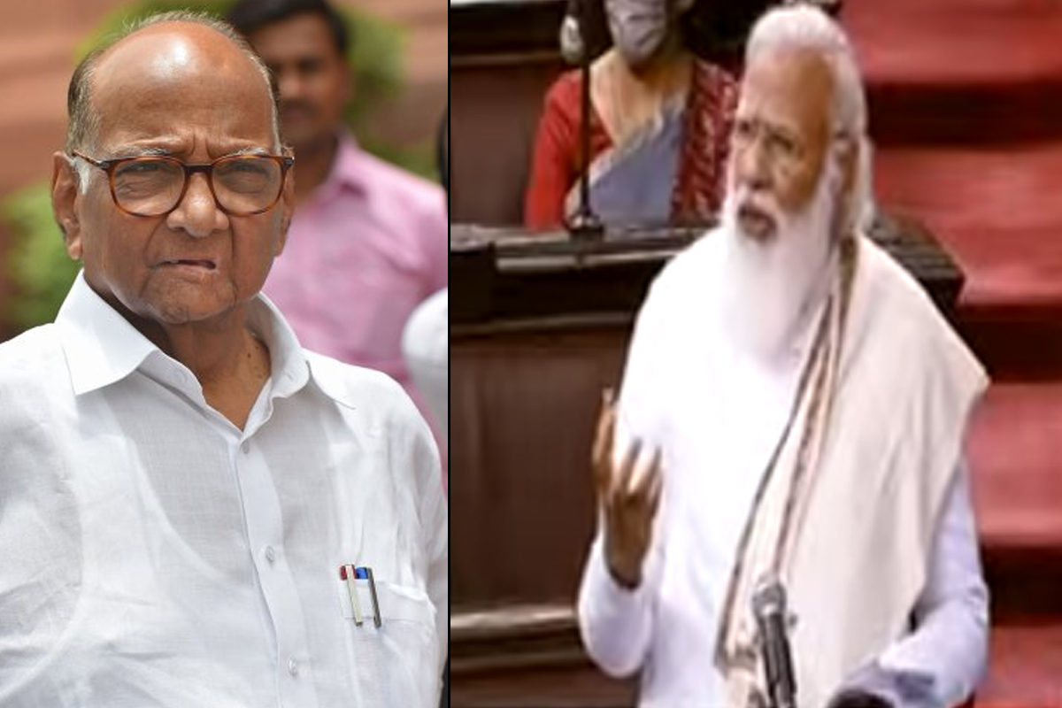 आधी पाठिंबा दिला मग यू-टर्न का? कृषी कायद्यावरुन पंतप्रधान मोदींचा पवारांना सवाल