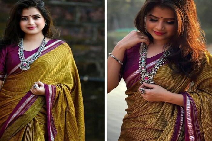 पाहिले न मी तुला या मालिकेमुळे प्रसिद्धीच्या झोतात आलेली मराठी अभिनेत्री तन्वी मुंडलेचं नवं फोटो फोटो शूट सोशल मीडियावर गाजत आहे.
