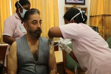 ‘चला भ्रष्टाचाराचं लसीकरण करुया’; Covid Vaccine घेत कमल हासन यांचा टोला