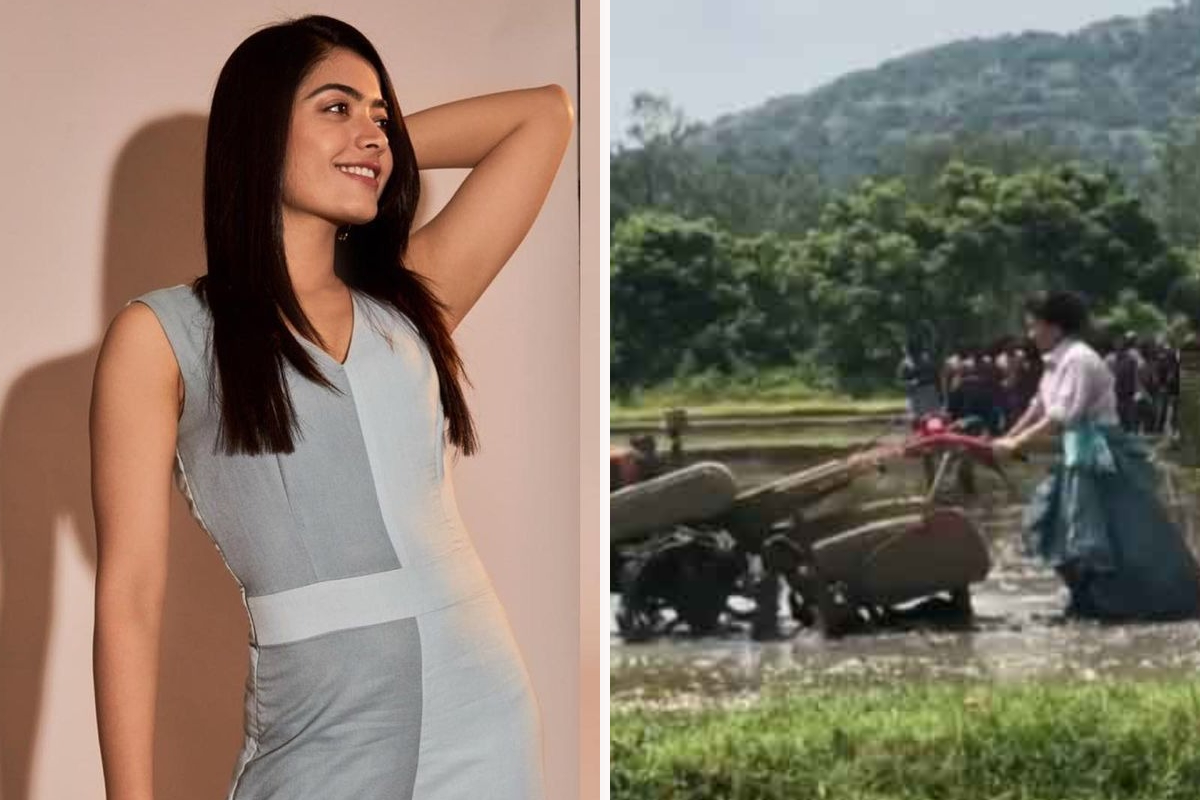 ग्लॅमरस अभिनेत्री शेतात चालवतेय नांगर; Video पाहून तुम्ही देखील व्हाल थक्क