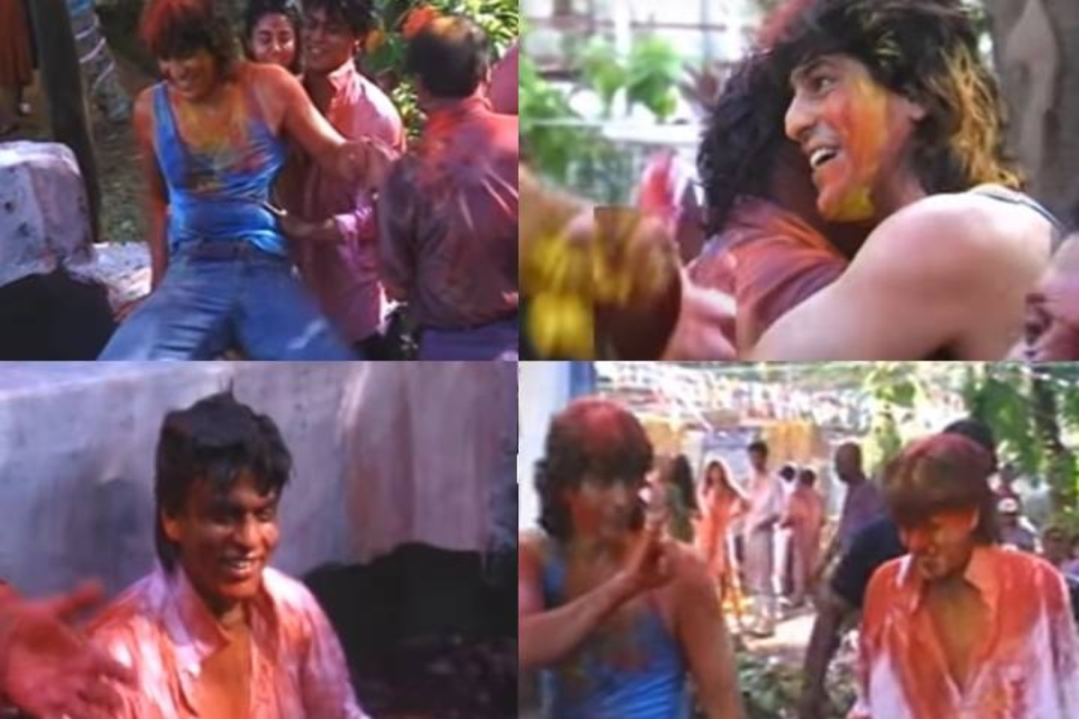 सेलिब्रिटींची धम्माल होळी; 21 वर्षांपूर्वीचा Video होतोय व्हायरल