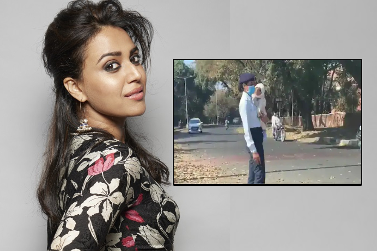 ममत्व आणि कर्तव्याचा संगम; स्वरानं शेअर केला वर्दीतील झाशीच्या राणीचा व्हिडीओ