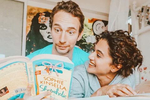 कारवाई रोखण्यासाठी तापसीचा बॉयफ्रेड मॅथिअस बो (Mathias Boe) यानं भारताच्या क्रीडा मंत्री किरण रिजिजू (Kiren Rijiju) यांना विनंती केली.