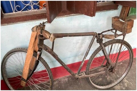 सायकल ही सायकल असते, त्यात काय एवढं असं नका म्हणू. हा फोटो पाहा.