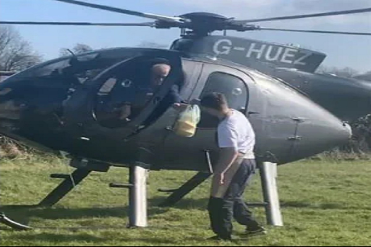 काय म्हणावं याला? फक्त एका सँडविचसाठी चक्क हेलिकॉप्टरने 130 किमी दूर पोहोचला