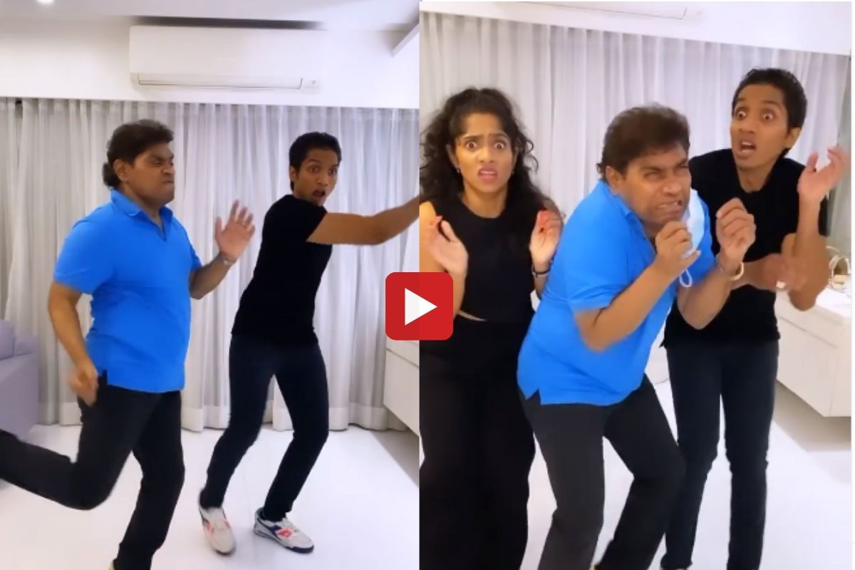 हावभावांच्या बाबतीच मुलांनीच जॉनी लीव्हरला हरवलं, भन्नाट डान्सचा VIDEO VIRAL