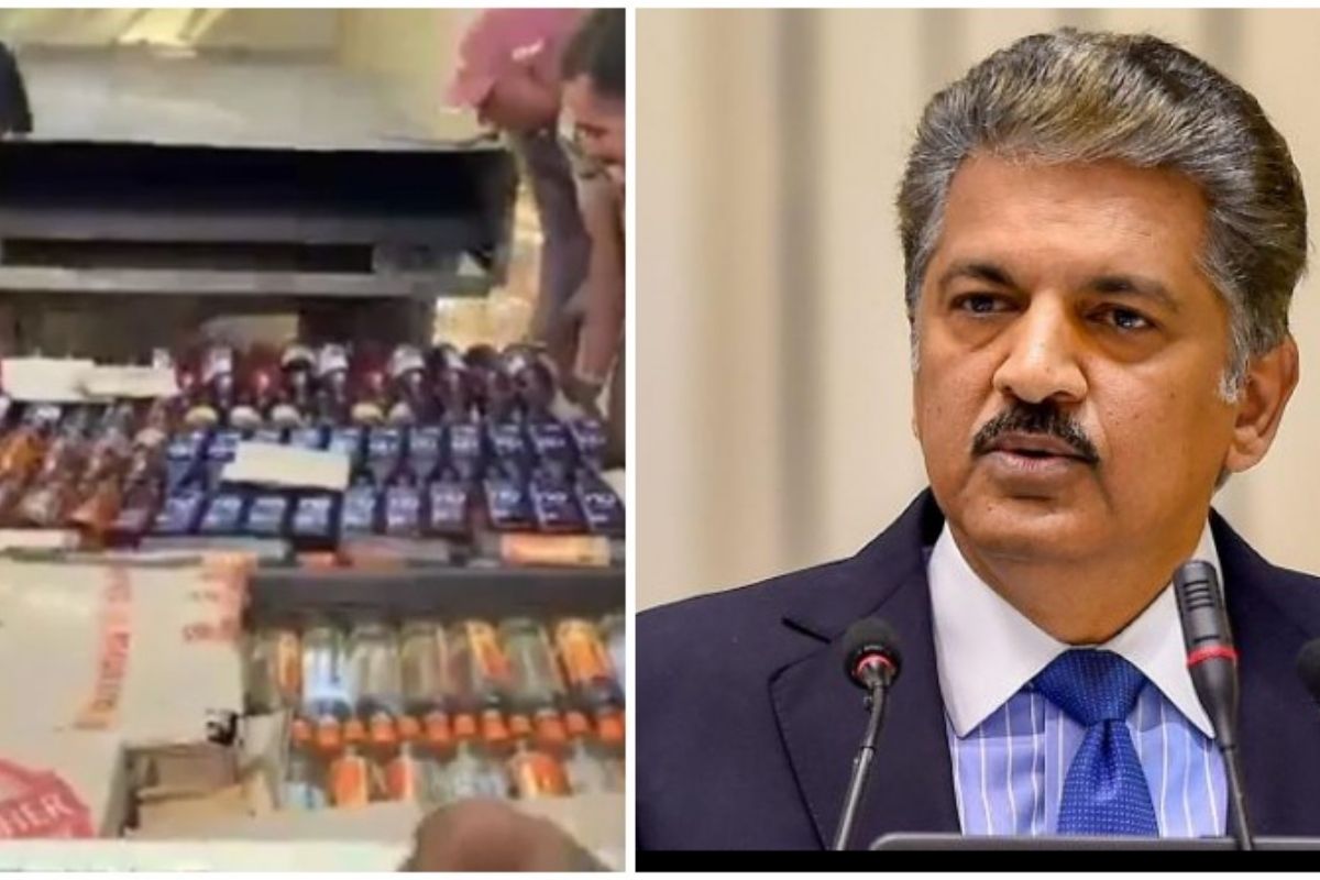 अजबच आहे! दारूच्या बाटल्यांची तस्करी पाहून आनंद महिंद्राही झाले हैराण, VIDEO शेअर करीत म्हणाले...