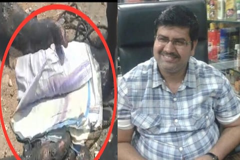 मुंब्रा खाडीजवळ रेती बंदर इथं आज सकाळी एक अनोळखी मृतदेह आढळून आला आहे. 