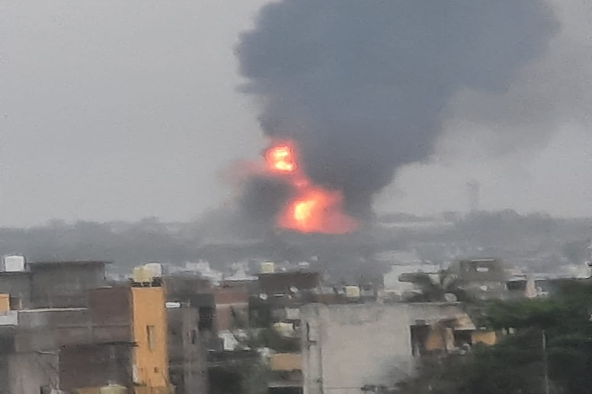 BREAKING : नागपूरमध्ये विको कंपनीला भीषण आग, घटनास्थळाचा पहिला VIDEO