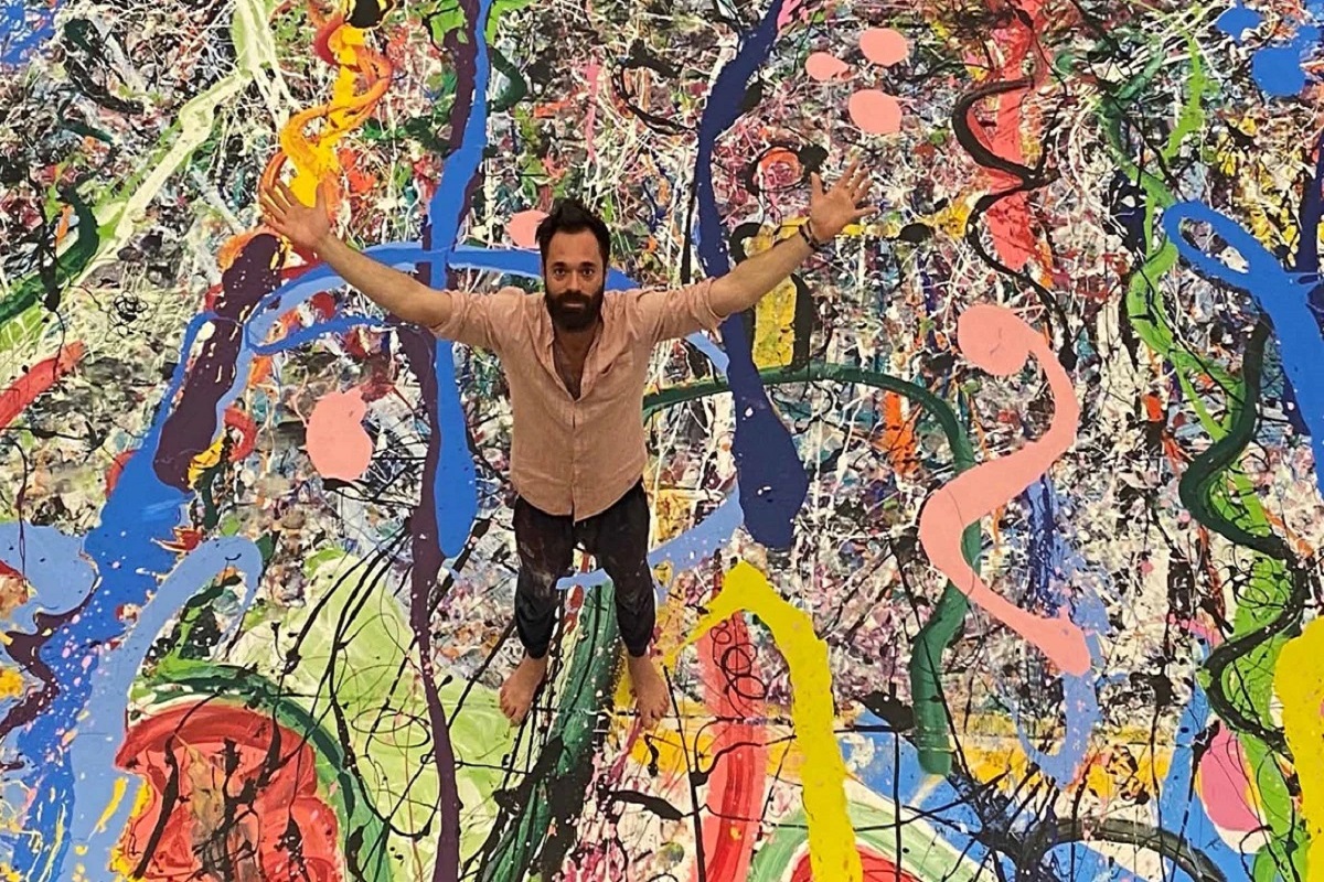 या कलावंतानं लॉकडाऊनच्या काळात बनवलं महाकाय चित्र, मिळाली तब्बल 450 कोटी किंमत