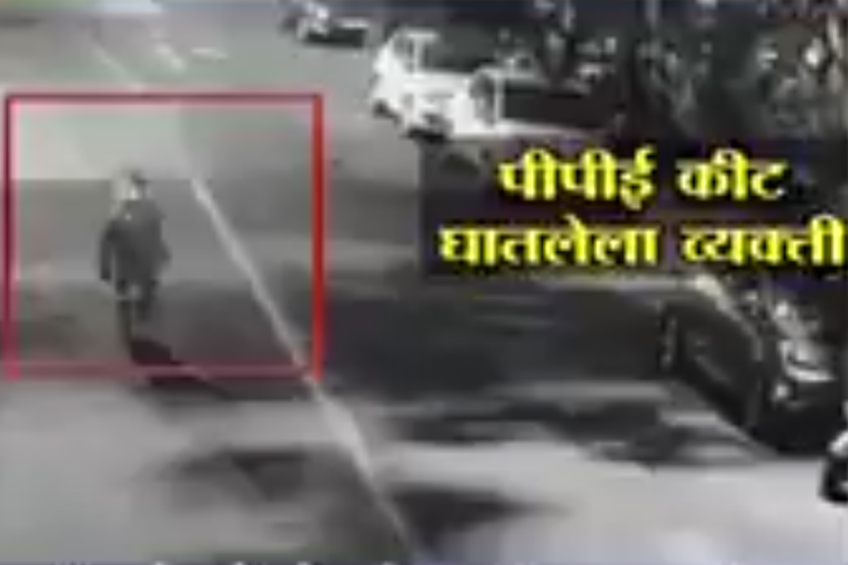 धक्कादायक वळण, 'ती' पीपीई कीट घातलेली व्यक्ती Sachin Vaze? NIA ला संशय