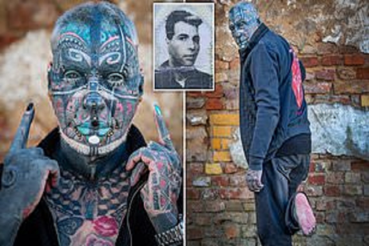 काय ही हौस! या 72 वर्षांच्या आजोबांच्या शरीरावर आहेत 85 टॅटू!