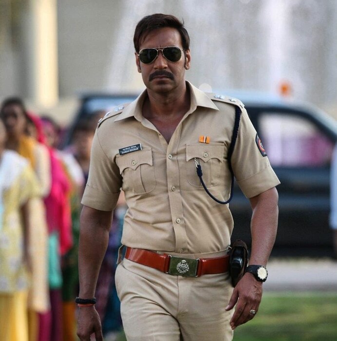 2011 मध्ये अजयनं रोहित शेट्टी दिग्दर्शित 'सिंघम' या चित्रपटात काम केलं होतं. हा चित्रपट प्रचंड गाजला होता. यात एका शूर पोलिसाची भूमिका अजयनं साकारली होती.