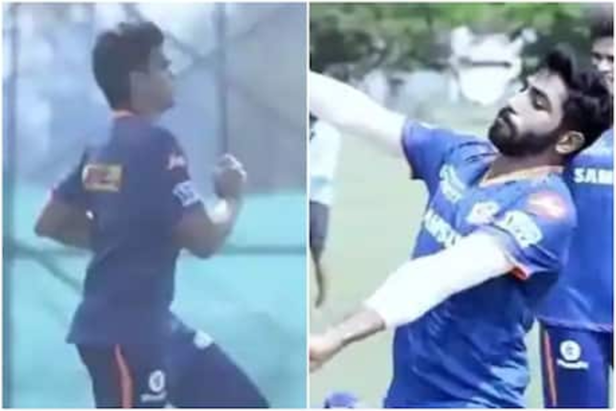 IPL 2021: चेन्नईच्या गरमीमध्ये अशी तयारी करत आहेत Bumrah - Arjun
