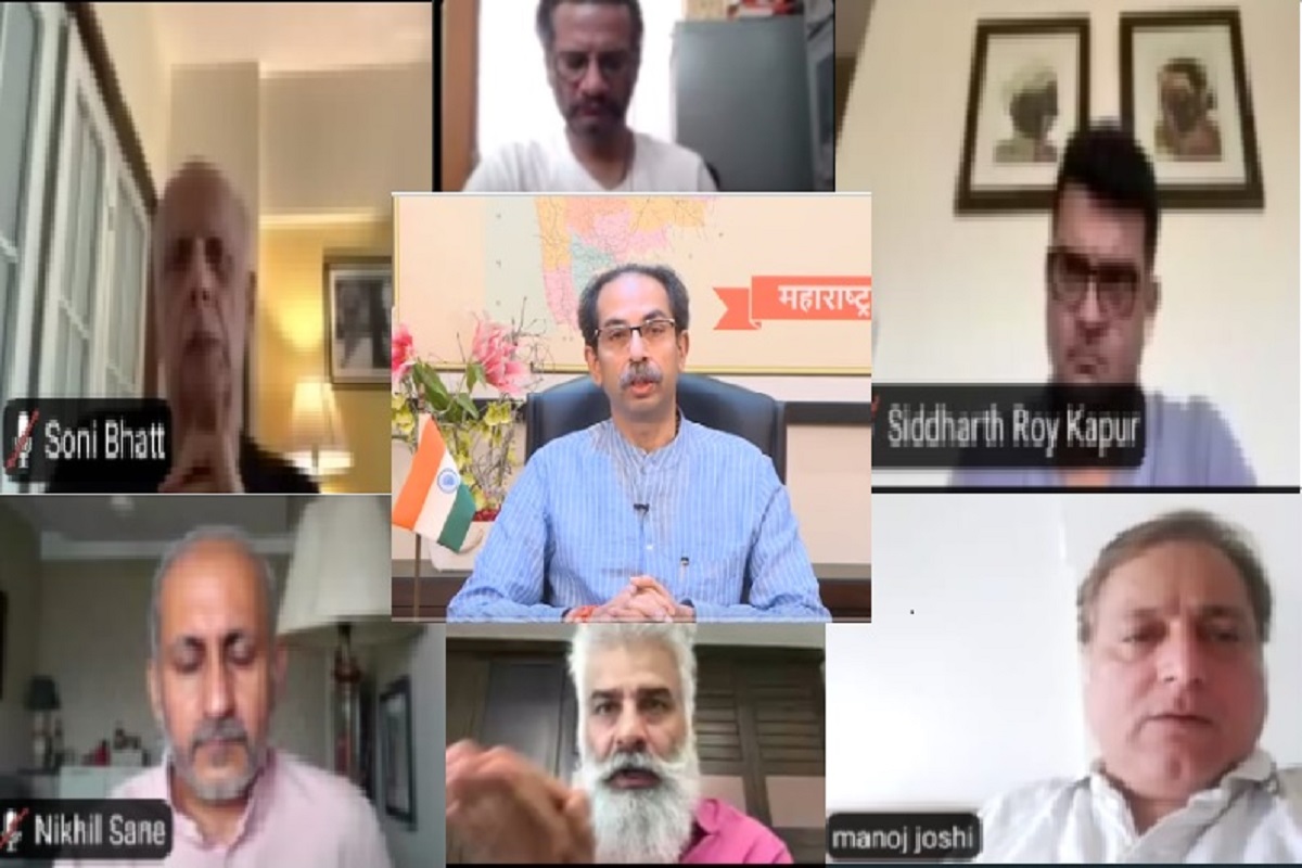 मुख्यमंत्र्यांनी कोरोनाबाबत अभिनेते, निर्मात्यांशी साधला संवाद; नेमकं काय घडलं या बैठकीत?