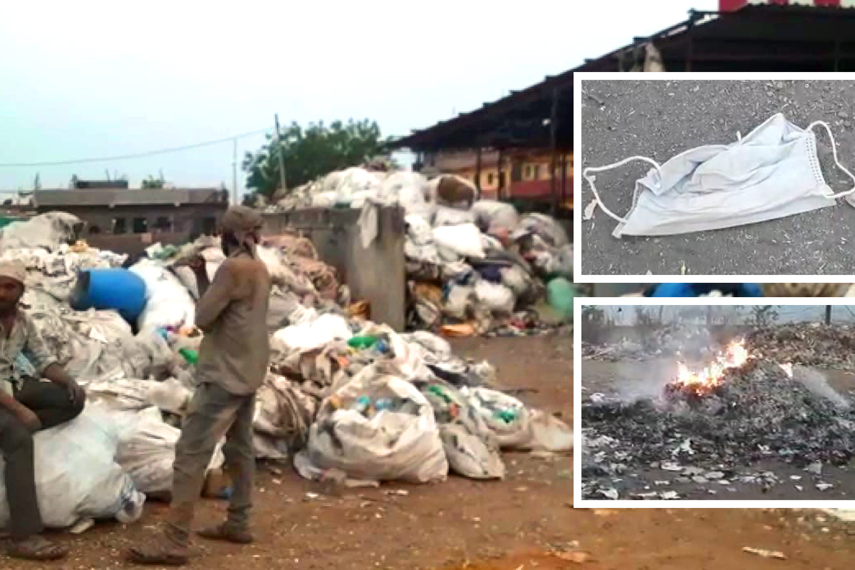 जीवाशी खेळ: वापरलेल्या मास्कपासून गादी बनवण्याचा गोरखधंदा, एकाला अटक