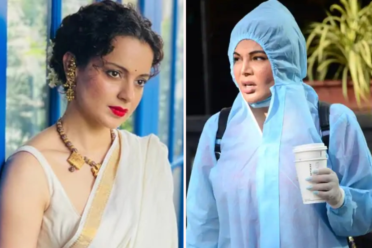 ‘पोकळ बडबड थांबव अन् ऑक्सिजन पुरव’; राखी सावंतनं घेतला कंगनाशी पंगा