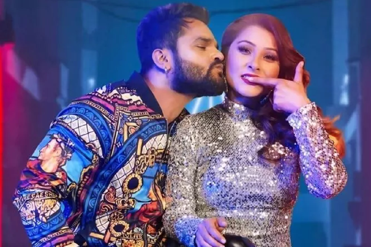 खेसारी लालच्या कोलगेट डान्सचा धुमाकूळ; काही तासांत मिळाले 4 कोटी व्ह्यूज