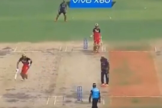 IPL 2021 : KKR चं चाललंय काय? संधी असूनही रसेलने रन आऊट केलं नाही, VIDEO