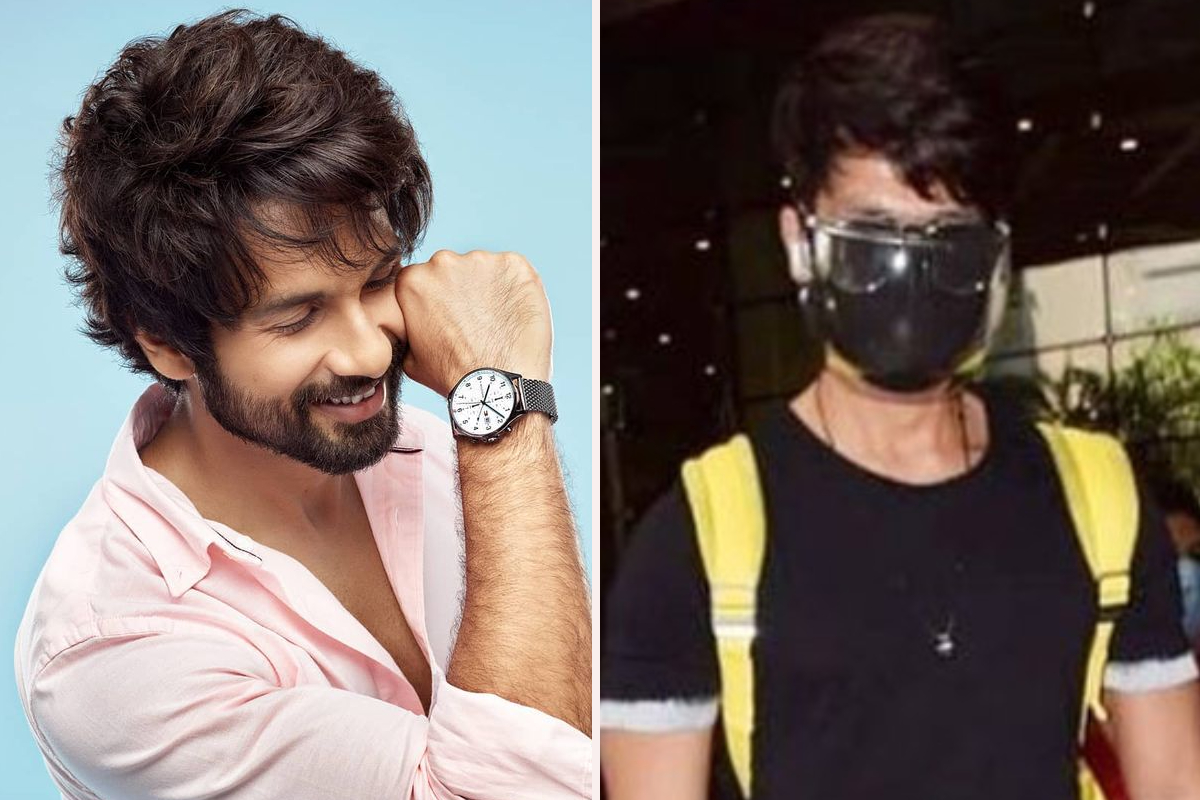 ‘अरे हा तर देसी बॅटमॅन...’; शाहिद कपूरचा अजब मास्क तुम्ही पाहिला का?