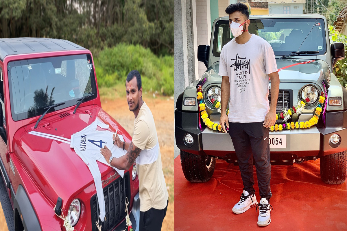 नटराजन-शार्दुलनंतर आनंद महिंद्रांनी आणखी एका क्रिकेटपटूला दिली Thar