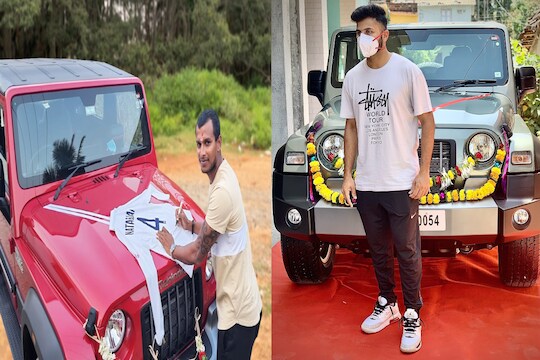 नटराजन-शार्दुलनंतर आनंद महिंद्रांनी आणखी एका क्रिकेटपटूला दिली Thar