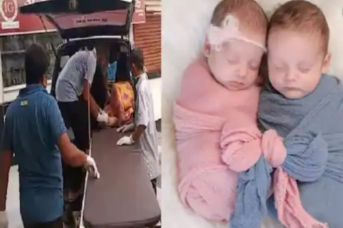 अखेर कोरोनाबाधित महिलेनं दिला जुळ्या बाळांना जन्म, अनेक रुग्णालयांनी नाकारली होती प्रसूती