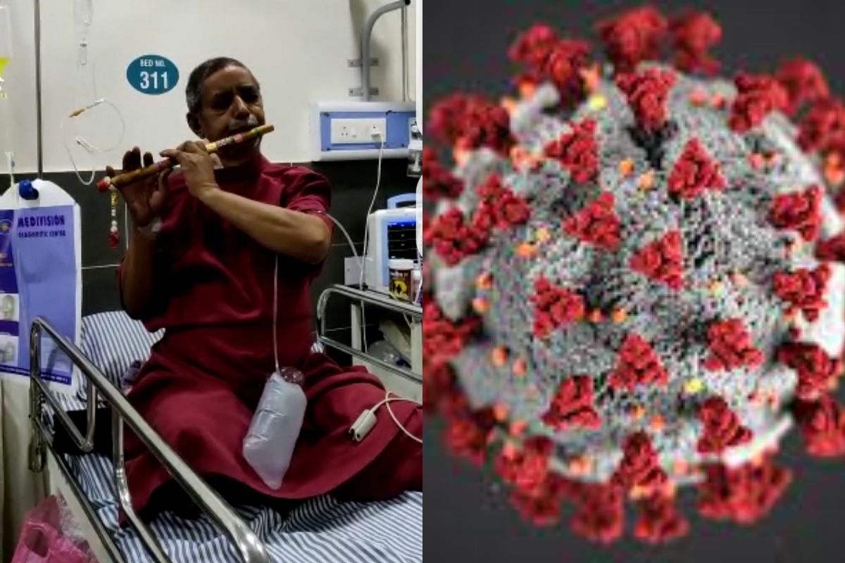 'व्हेंटिलेटरवर आहे म्हणून काय झालं?' पुण्यातील Covid ICU मध्ये बासरीचे सुमधूर सूर!
