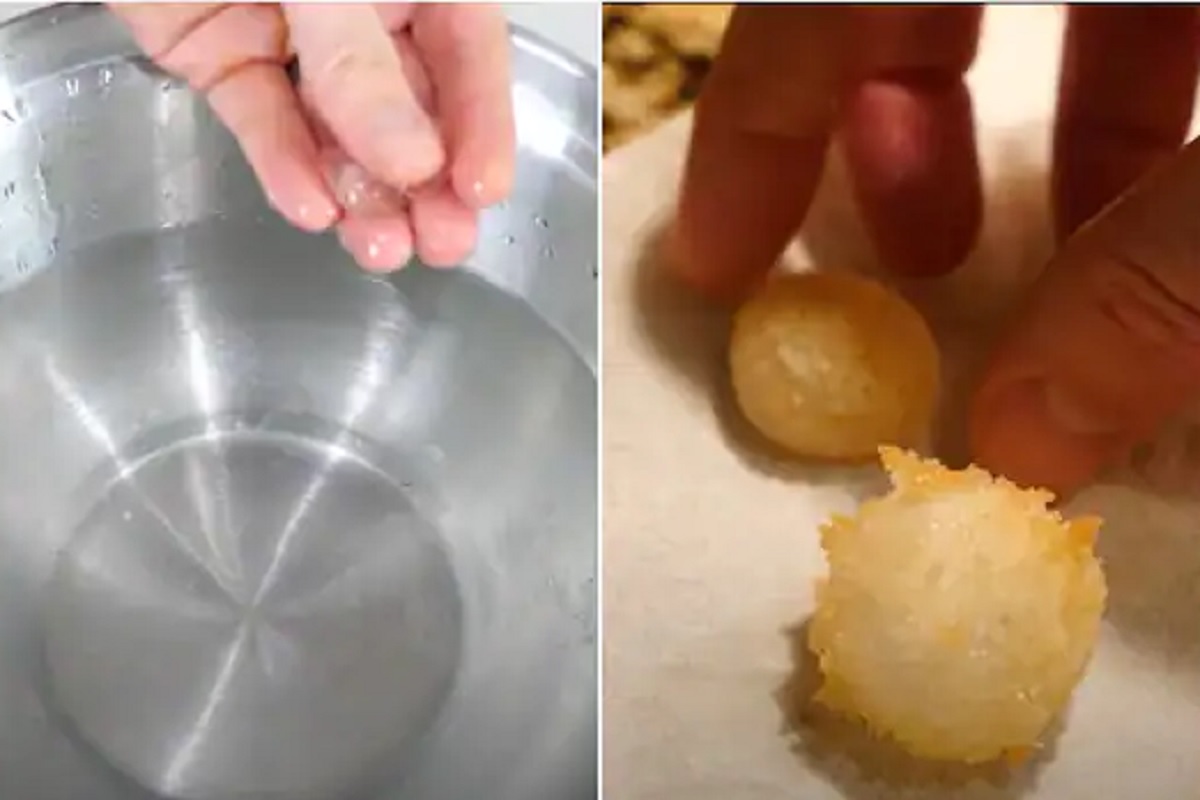 कायच्या काय! हा पदार्थ खायचा की प्यायचा? वेगाने प्रसिद्ध होतेय 'Deep-Fried Water' नावाची विचित्र डिश