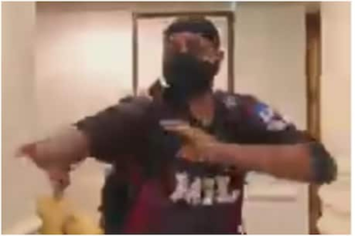 IPL 2021: कोरोना रिपोर्ट निगेटिव्ह येताच हरभजननं केला भांगडा, पाहा VIDEO