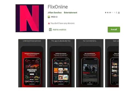 हे टूल नेटफ्लिक्सच्या रिपऑफ व्हर्जनचा (rip-off version of Netflix) वापर करुन प्रसारित करण्यात आले असून, त्यात दोन महिने प्रीमियम नेटफ्लिक्स अ‍ॅक्सेस विनामूल्य अशी ऑफर देण्यात आली आहे. या टूल बाबतची माहिती मिळताच गुगलने फ्रॉड असलेले फ्लिक्स ऑनलाईन हे अ‍ॅप प्ले स्टोअरवरुन (Play Store) काढून टाकले आहे. 