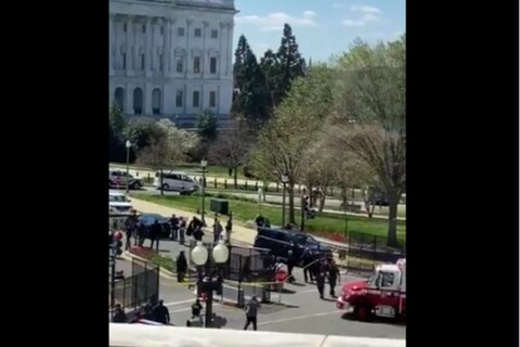 US Capitol जवळ (अमेरिकी संसद) गोळीबार झाल्याचे वृत्त समोर आले आहे.