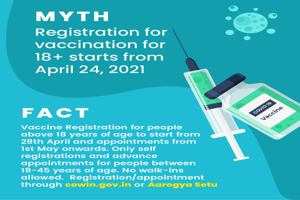 24 नव्हे या तारखेपासून सुरू होणार लसीकरणासाठी नोंदणी, तारखेच्या गोंधळानंतर सरकारचं स्पष्टीकरण