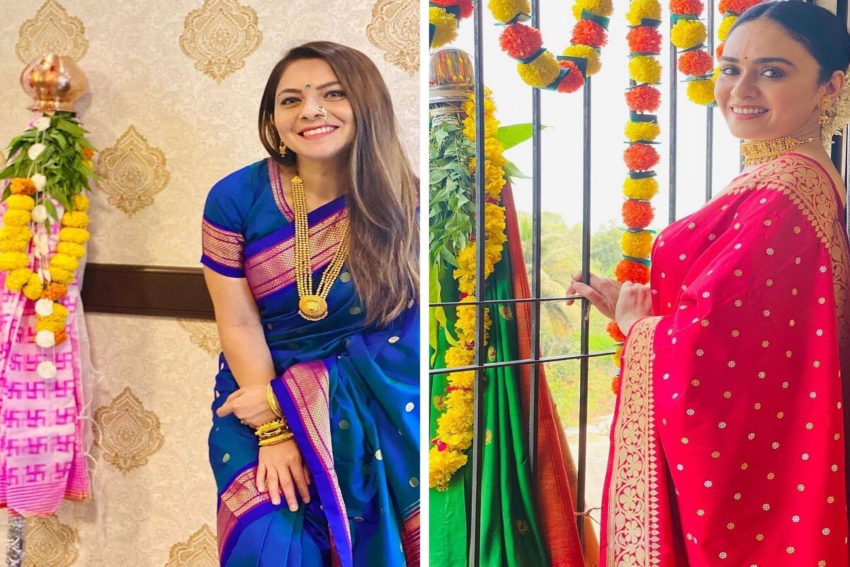 हिंदू दिनदर्शिकेच्या चैत्र शुद्ध प्रतिपदेला साजरा केला जाणारा सण म्हणजे गुढीपाडवा होय. गुढीपाडवा म्हणजे मराठी नवीन वर्ष. महाराष्ट्रात या सणाला अतिशय महत्त्व आहे. त्यामुळेच मराठी कलाकारांनीसुद्धा अतिशय उत्साहात हा सण साजरा केला आहे. हिंदू दिनदर्शिकेच्या चैत्र शुद्ध प्रतिपदेला साजरा केला जाणारा सण म्हणजे गुढीपाडवा होय. गुढीपाडवा म्हणजे मराठी नवीन वर्ष. महाराष्ट्रात या सणाला अतिशय महत्त्व आहे. त्यामुळेच मराठी कलाकारांनीसुद्धा अतिशय उत्साहात हा सण साजरा केला आहे.