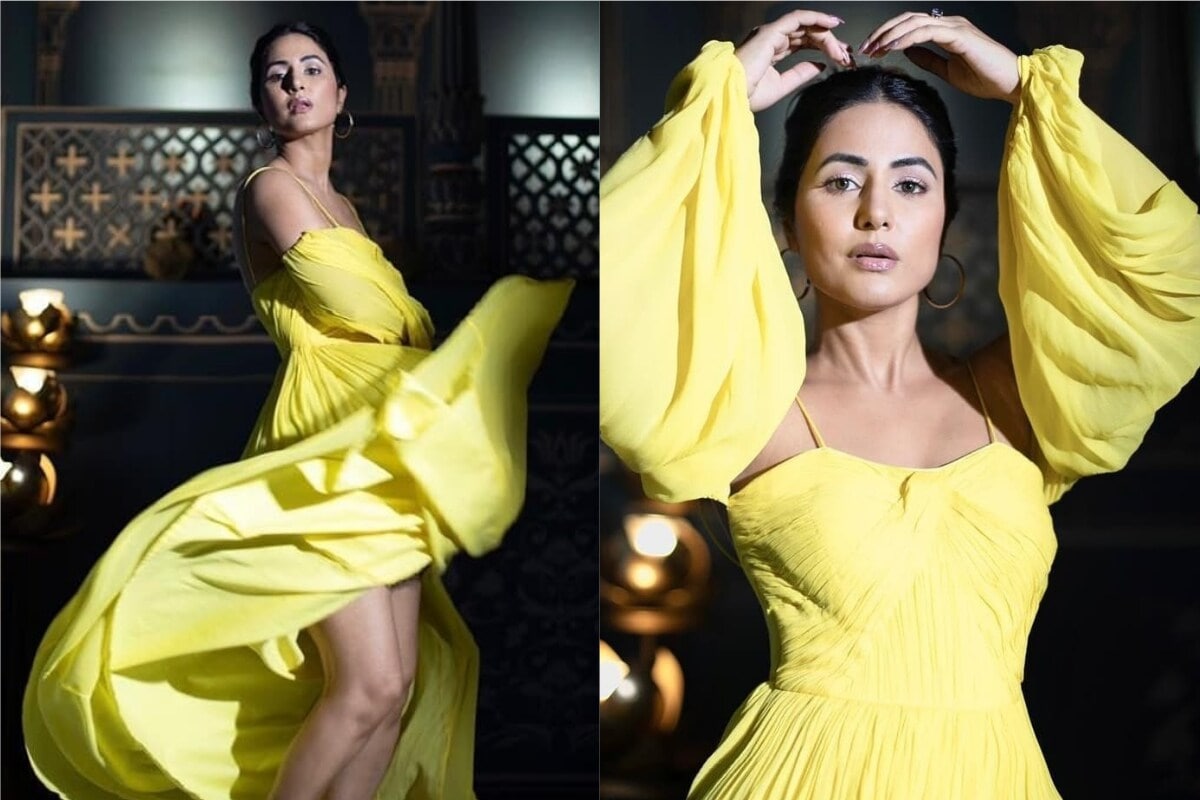टिव्हिची प्रसिद्ध अभिनेत्री हिना खान (Hina Khan) नेहमीच तिच्या हटके अदांनी चाहत्यांचं लक्ष वेधून घेते. तिचं या पिवळ्या ड्रेस मधील फोटोशुटही अनेकांच्या नजरा हिनावर खिळवून ठेवत आहेत. पाहा हिनाचे हे हटके फोटोज. टिव्हिची प्रसिद्ध अभिनेत्री हिना खान (Hina Khan) नेहमीच तिच्या हटके अदांनी चाहत्यांचं लक्ष वेधून घेते. तिचं या पिवळ्या ड्रेस मधील फोटोशुटही अनेकांच्या नजरा हिनावर खिळवून ठेवत आहेत. पाहा हिनाचे हे हटके फोटोज.